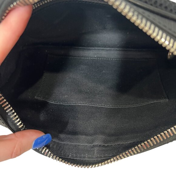 $1100 GUCCI Charcoal GG Supreme Multi Monogram Canvas Belt Bag - Picture 8 of 12